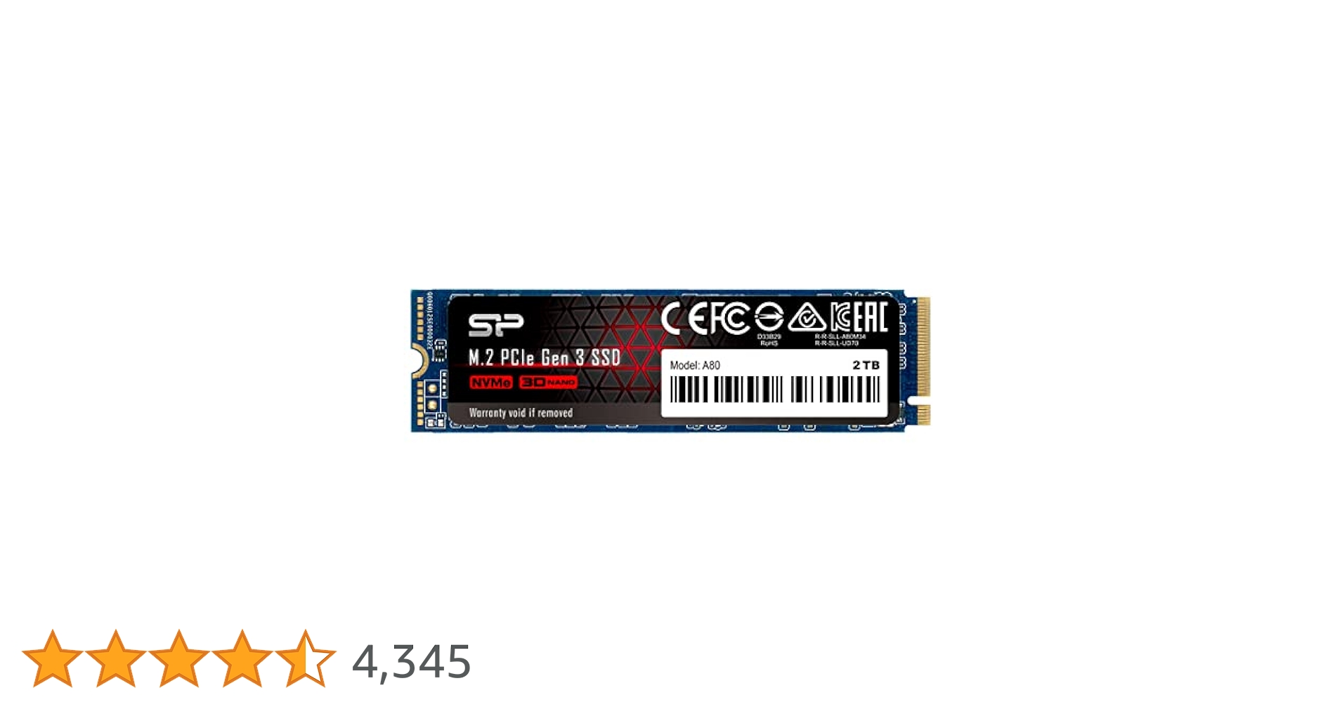 Amazon | SP Silicon Power シリコンパワー SSD 2TB 3D NAND M.2